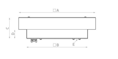 Abmessungen Dachventilator Schaltschrank Luefter TXQ Serie Abmessungen Dachventilator Schaltschrank Luefter TXQ Serie